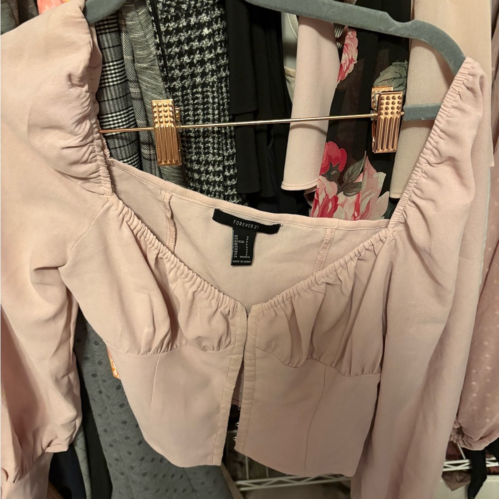 Pink blouse